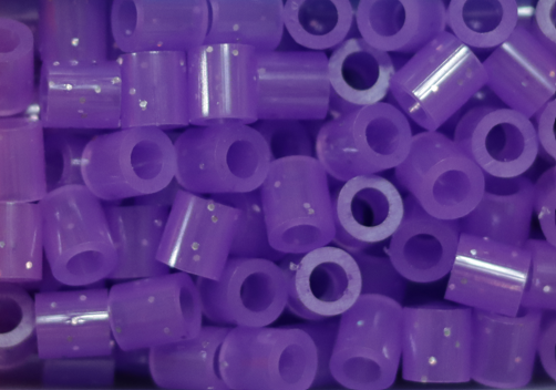 1,000 Midi Beads 5mm - Morado Transparente Escarchado #SL5