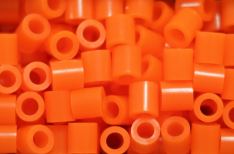 1,000 Midi Beads 5mm - Naranja Neón #SN1